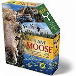 I am Moose Head Shaped Puzzle - Madd Capp