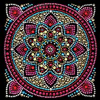 Crystal Art Card Kit - Mandala