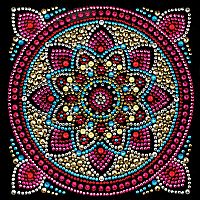 Crystal Art Card Kit - Mandala