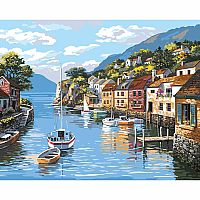 Painting By Number - Village on the Water 