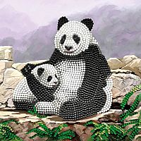 Crystal Art Card Kit: Panda