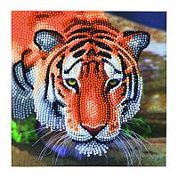 Crystal Art Card Kit - Tiger 