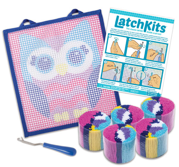 Latchkits Owl MiniRug Toy Sense
