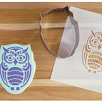 Cookie Cutter and Stencil Set - Owl  