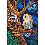 Crystal Art Notebook - Fairy Tales: Owl and Fairy.