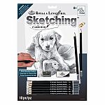 Sketching Made Easy - Puppy With Teddy Bear 