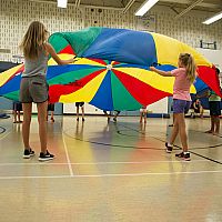 6' Multi-Coloured Parachute 