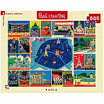 Paris Collage Paul Thurlby - New York Puzzle Company 