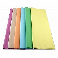 Non-Bleeding Tissue Paper Assortment -  Pastel Colours -144 Pack