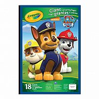 Giant Colouring Pages, Paw Patrol