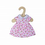 Doll Pink Dress with Pink Hearts - Small 