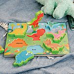 My First Wooden Puzzle - Dinosaurs - Peaceable Kingdom