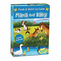 Mama and Baby Match Up Game and Puzzle