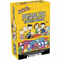 Peanuts Family Bingo.