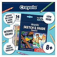 Sketch & Shade Doodle Pencils - 14 Pack