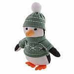 Linen Ornament - Penguin