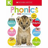 Phonics Skills Workbook - Kindergarten .