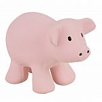 Tikiri Natural Rubber Rattle - Pig