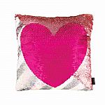 Style.Lab Magic Sequin Reveal Pillow - Geo Heart