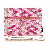 Style.Lab Magic Sequin Pink Pattern Belt Bag 