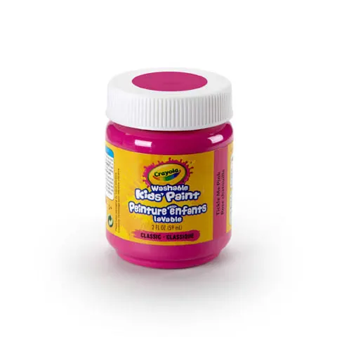 59 mL/2oz Washable Kids Paint - Tickle Me Pink - Retired 