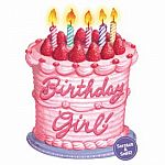 Scratch & Sniff Birthday Girl Cake Birthday Card  