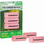 Ticonderoga - Pink Carnation Erasers