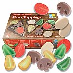 Sensory Play Stones - Pizza Toppings