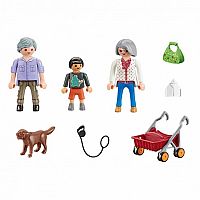 City Life: Grandparents with Child - Retired