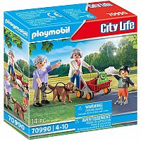 City Life: Grandparents with Child - Retired