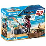 Pirates: Starter Pack Pirate with Rowing Boat