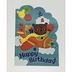 Delivery Airplane Birthday Card