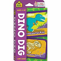 Dino Dig Game Cards