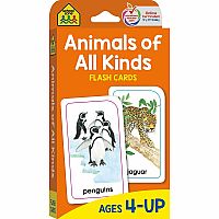 Animals of All Kinds Flash Cards 