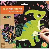 Scratch Art Jr My Dinosaur Friends 