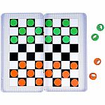 Magnetic Checkers Mini Travel Game