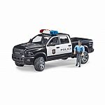 RAM 2500 Police Pick-Up Truck with Police Officer.