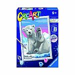 Pawsome Polar Bear - CreART