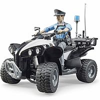 Bworld Police Quad with Policeman and Accessories  