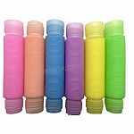 Large Glow in the Dark Popper Tubes - 6 Pack