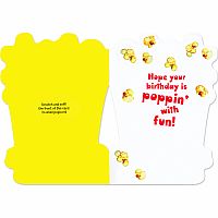 Scratch & Sniff Popcorn Birthday Card  