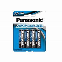 AA Panasonic Super Heavy Duty Power Batteries - 4 Pack 