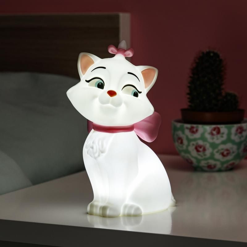 White and pink cat illustration, Marie The Walt Disney
