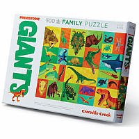 Prehistoric Giants Family Puzzle - Crocodile Creek  
