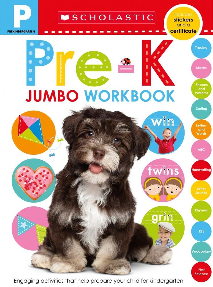 Scholastic Early Learners: Pre-K Jumbo Workbook. - Toy Sense