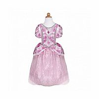 Royal Pretty Pink Princess Dress - Size 5-6