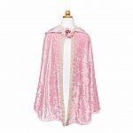 Deluxe Pink Princess Cape - Size 5-6