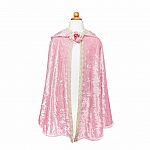 Deluxe Pink Princess Cape - Size 5-6 