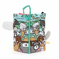 Puppy Tails Soft Book -  Jellycat   