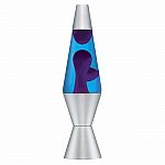 14.5 inch Lava Lamp - Purple/Silver/Blue